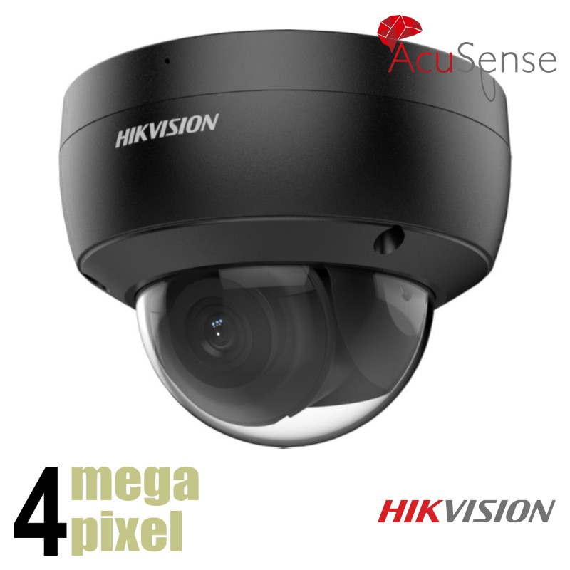 Hikvision 4MP AcuSense IP camera - 2.8mm - 30m nachtzicht - DarkFighter - microfoon - 2CD2146G2-ISU-B