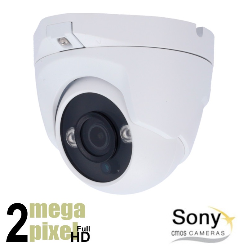 Full HD 4in1 dome camera - 30m nachtzicht - 2.8 mm lens - hdcvb28