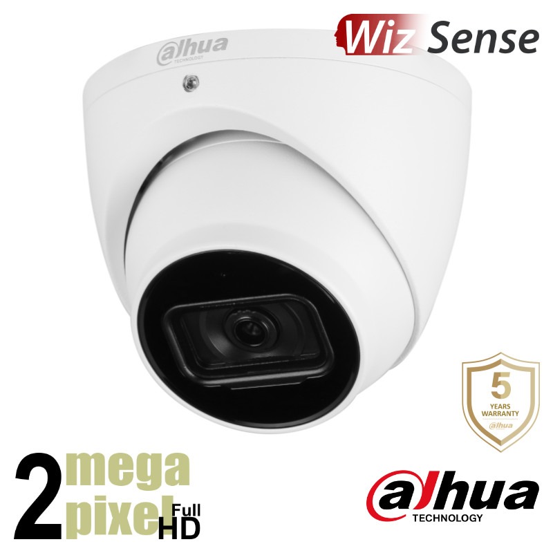 Dahua Full HD WizSense IP camera - 2.8mm lens - 50m nachtzicht - microfoon - HDW3241EM-AS