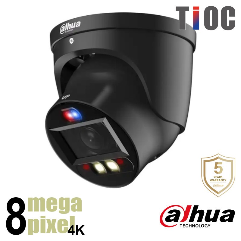 Dahua 4K TiOC IP camera - Wizsense - Actieve afschrikking - M.Z lens - HDW3849H-ZAS-PVB