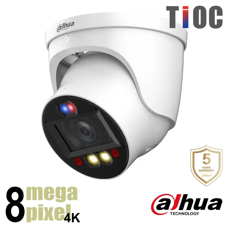 Dahua 4K TiOC IP camera - Wizsense - Actieve afschrikking - M.Z lens - HDW3849H-ZAS-PV