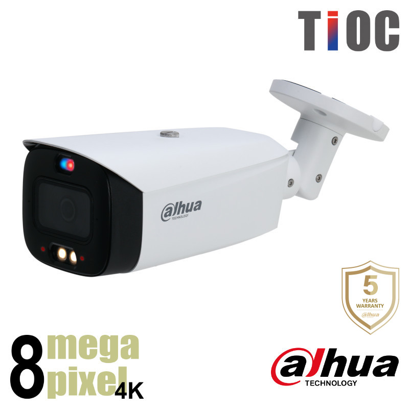 Dahua 4K TiOC IP-Wizsense - Actieve afschrikking-M.Z lens - HFW3849T1P-ZAS-PV